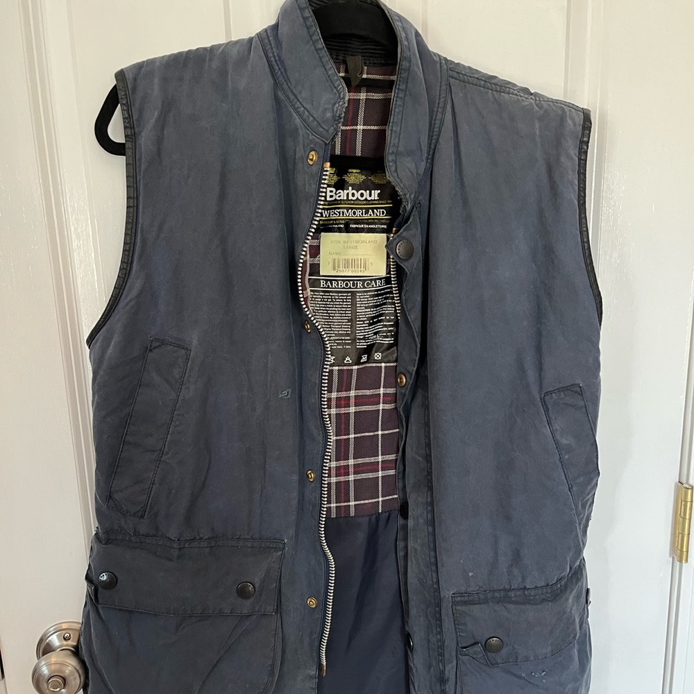 Barbour Westmoreland Mens L Vest - vintage